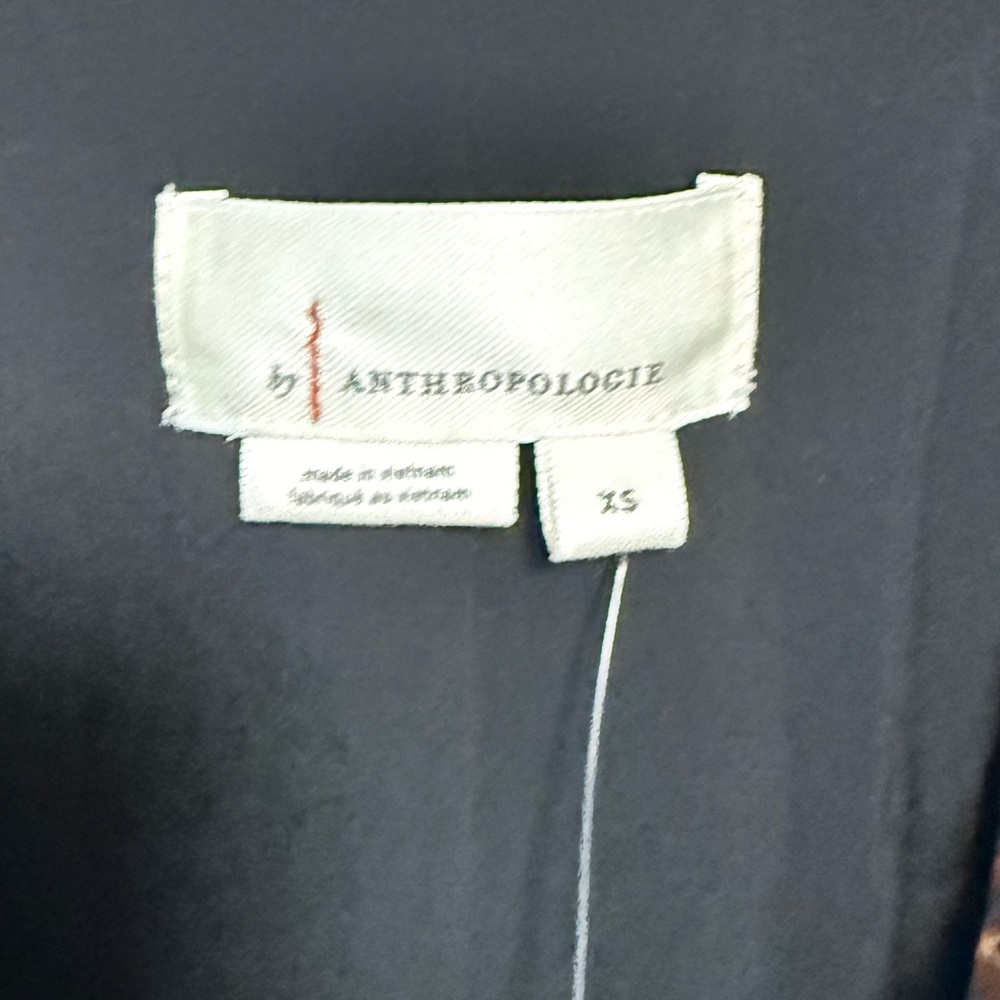 Anthropologie Somerset Mini long sleeve black dress XS NEW WITH TAGS - Picture 8 of 9